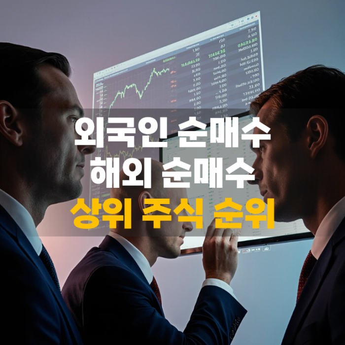 외국인 순매수 종목 TOP 10 — 2026년 3월 3주차 수급 흐름과 투자 시사점 — 주식 데이터 이미지